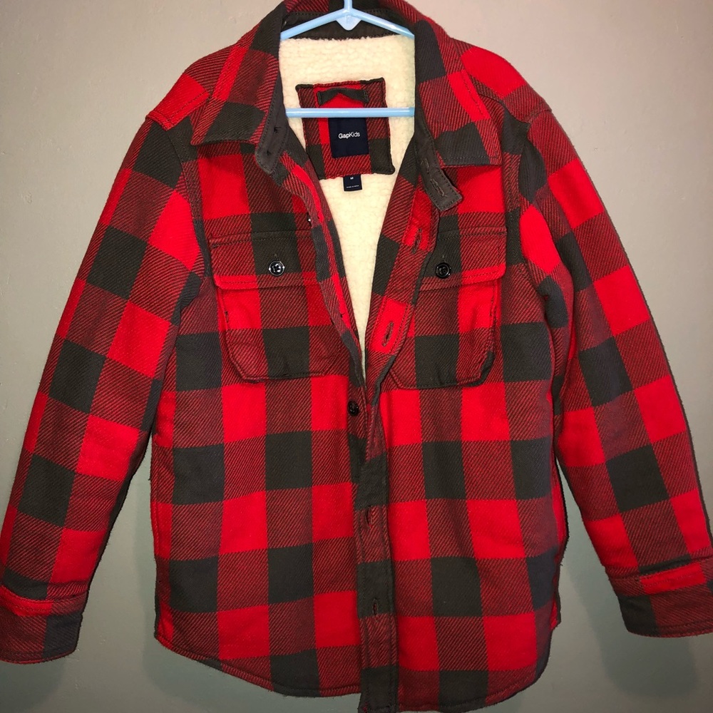 KIDS Gap buffalo plaid jacket